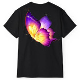 تی شرت آستین کوتاه مردانه پاد آفرین مدل پروانه کد 11 طرح چاپ مقاوم نخ پلی استر