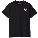 تی شرت آستین کوتاه مردانه پاد آفرین مدل پروانه کد 11 طرح چاپ مقاوم نخ پلی استر