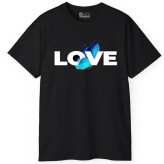 تی شرت آستین کوتاه مردانه پاد آفرین طرح عشق پروانه کد 123