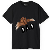 تی شرت آستین کوتاه مردانه پاد آفرین مدل کلمه کد 277 طرح چاپ مقاوم جنس نخ پلی استر