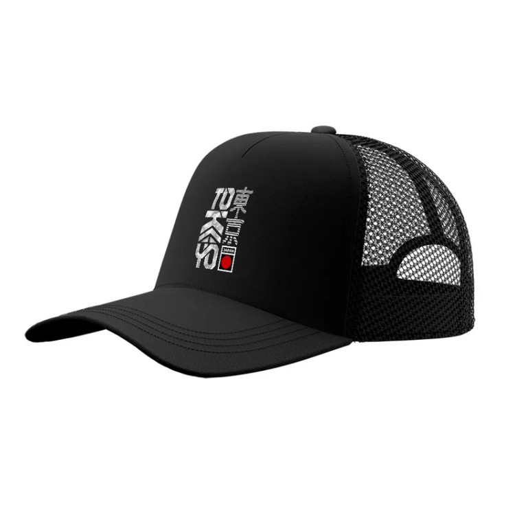 کلاه کپ پاد آفرین مدل جمله ژاپنی جنس کتان آفتاب گیر قابل تنظیم زنانه مردانه