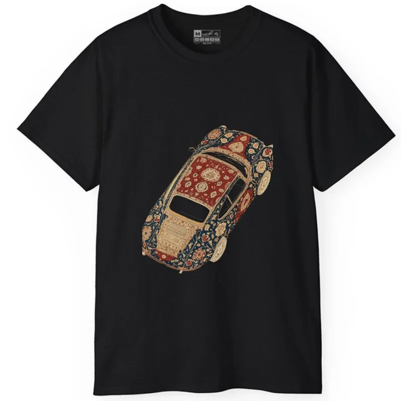 تیشرت آستین کوتاه مردانه مدل ماشین فرش ایرانی کد 1595