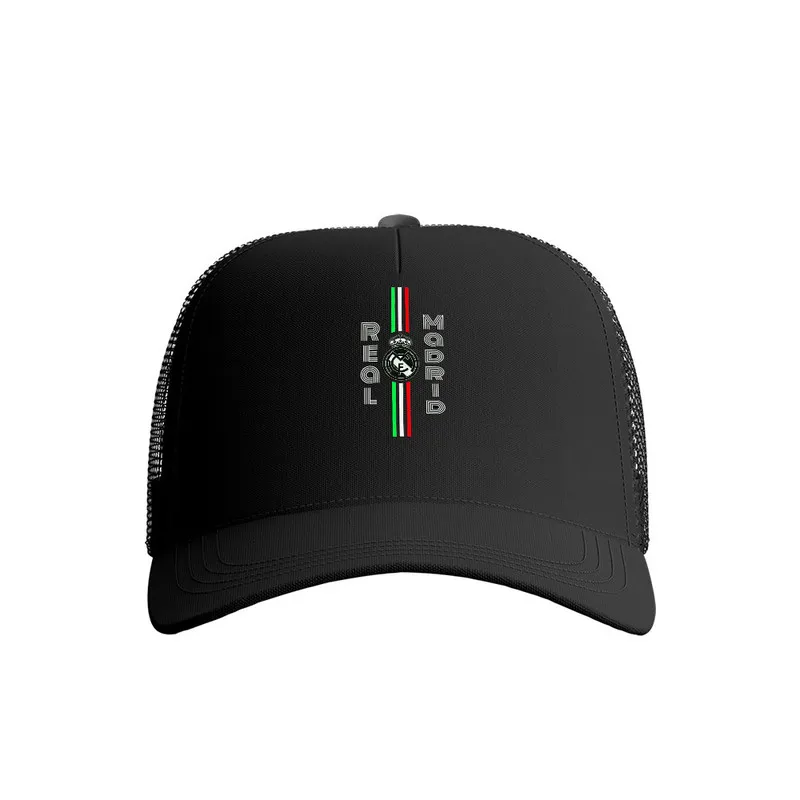 کلاه کپ پاد آفرین مدل فوتبالی رئال مادرید کد 667 جنس کتان مناسب روزمره و اسپرت