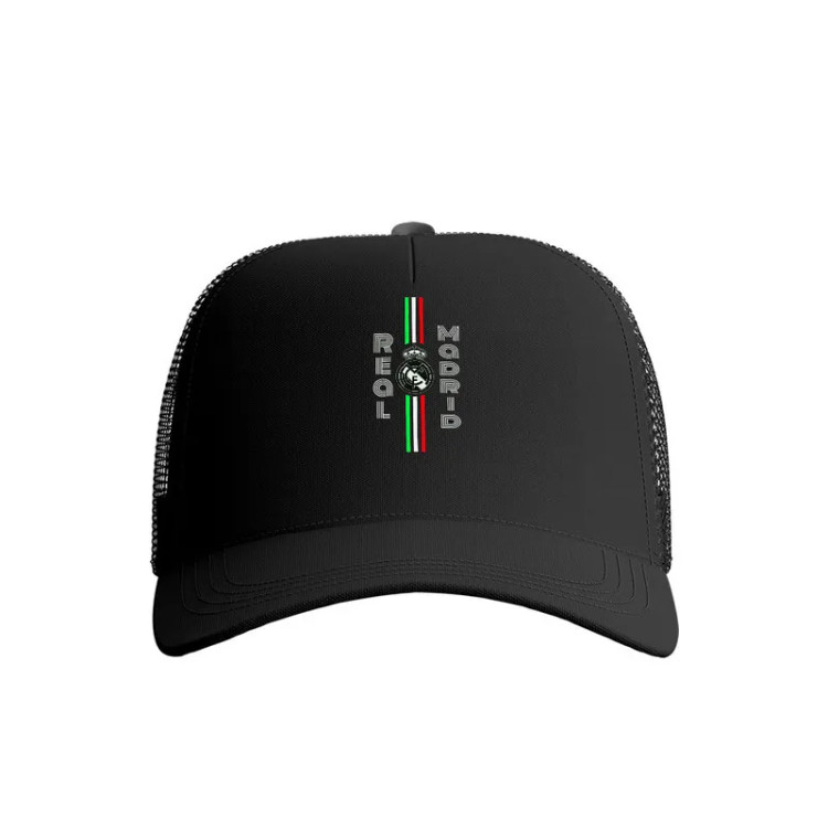 کلاه کپ پاد آفرین مدل فوتبالی رئال مادرید کد 667 جنس کتان مناسب روزمره و اسپرت