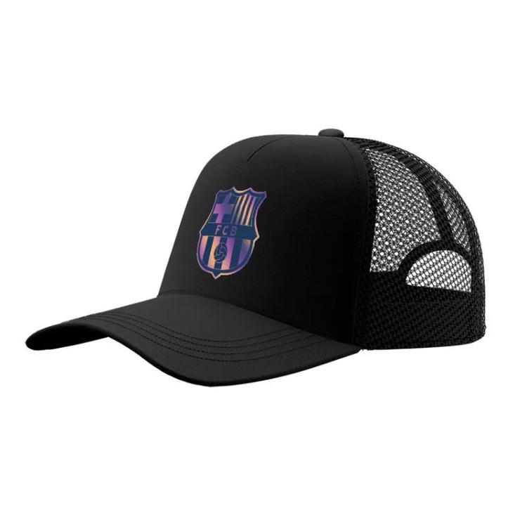کلاه کپ پاد آفرین مدل فوتبالی بارسلونا طرح تیم ورزشی مناسب اسپرت و روزمره