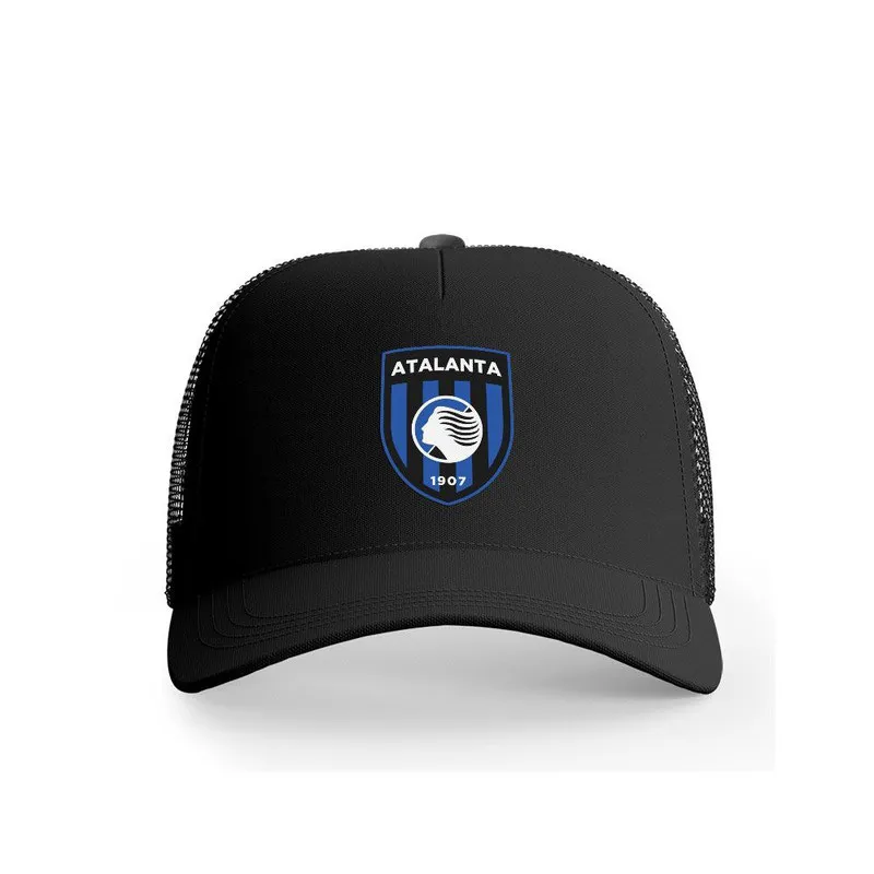 کلاه کپ پاد آفرین مدل فوتبالی آتالانتا کد 82 طرح تیم ورزشی مناسب اسپرت و روزمره جنس کتان قابل تنظیم