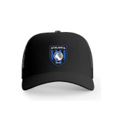 کلاه کپ پاد آفرین مدل فوتبالی آتالانتا کد 82 طرح تیم ورزشی مناسب اسپرت و روزمره جنس کتان قابل تنظیم