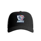 کلاه کپ پاد آفرین مدل رزمی کاراته طرح تیم ورزشی جنس کتان قابل تنظیم
