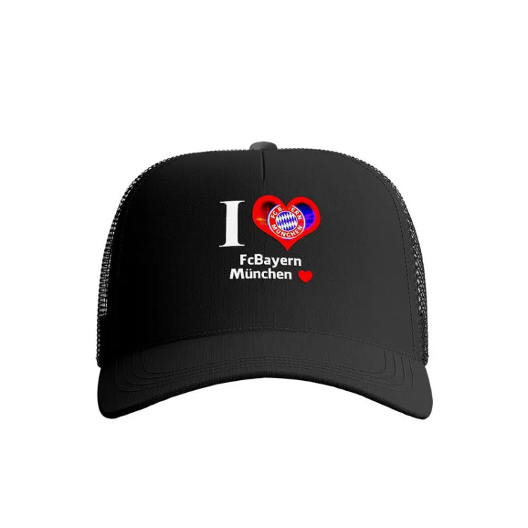 کلاه کپ پاد آفرین مدل فوتبالی بایرن مونیخ طرح تیم ورزشی قابل تنظیم جنس کتان