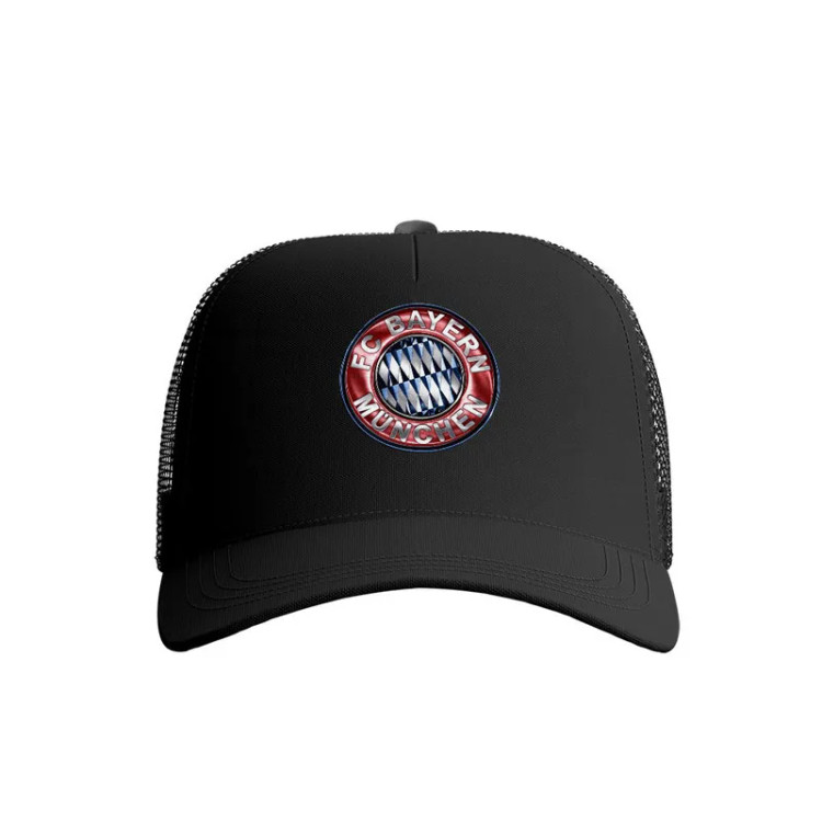 کلاه کپ پاد آفرین مدل فوتبالی بایرن مونیخ طرح تیم ورزشی جنس کتان قابل تنظیم