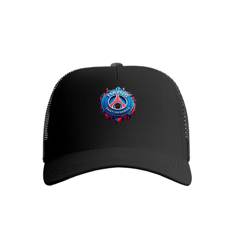 کلاه کپ پاریس سنت ژرمن PSG پاد آفرین مدل فوتبالی کد 757 جنس کتان مناسب اسپرت و روزمره