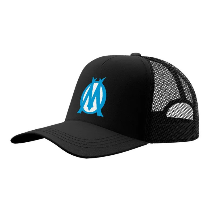 کلاه کپ پاد آفرین مدل فوتبالی مارسی کد 62 جنس کتان مناسب فصل های مختلف