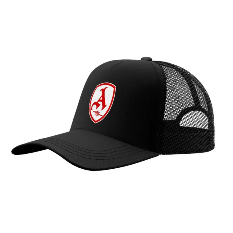 کلاه کپ پاد آفرین مدل فوتبالی آرسنال طرح تیم ورزشی جنس کتان مناسب اسپرت و روزمره