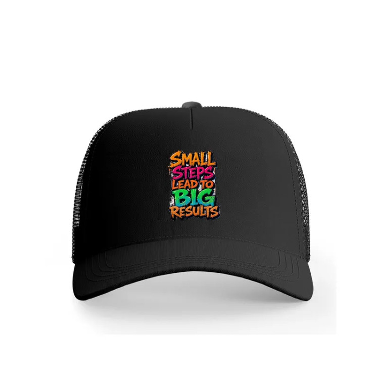 کلاه کپ پاد آفرین مدل جمله انگلیسی کد 10 جنس کتان طرح ساده آفتاب گیر قابل تنظیم