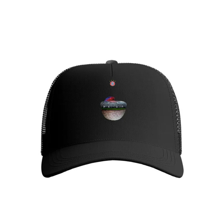 کلاه کپ پاد آفرین مدل فوتبالی بایرن مونیخ طرح تیم ورزشی جنس کتان قابل تنظیم