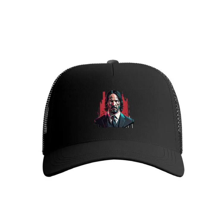 کلاه کپ پاد آفرین مدل جان ویک کد 532 جنس کتان طرح ساده مناسب بانوان و آقایان