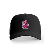 کلاه کپ پاد آفرین مدل پلنگ صورتی کد 111 جنس کتان مناسب بانوان و آقایان