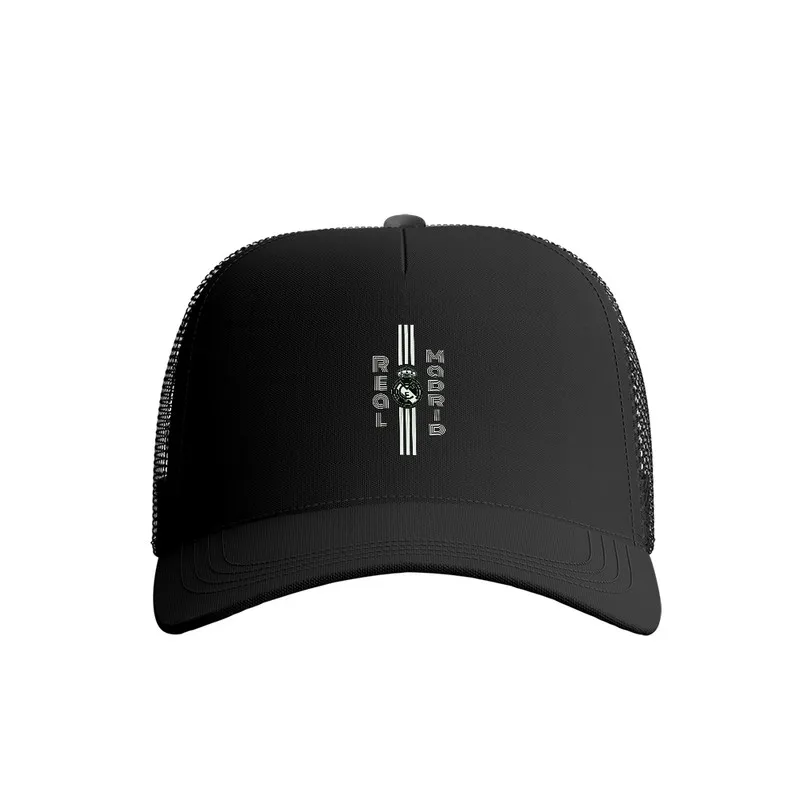 کلاه کپ پاد آفرین مدل رئال مادرید طرح ساده جنس کتان قابل تنظیم زنانه مردانه