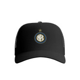 کلاه کپ پاد آفرین مدل فوتبالی اینتر میلان کد 711 جنس کتان مناسب اسپرت و روزمره