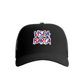 کلاه کپ پاد آفرین مدل فوتبالی بارسلونا کد 691 جنس کتان طرح تیم ورزشی مناسب روزمره اسپرت