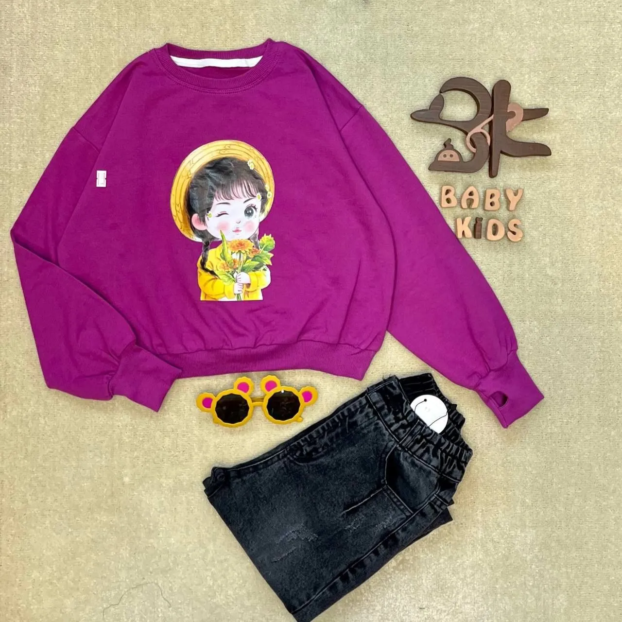 کراپ فینگردار پنبه دورس دخترانهدر 3 رنگ و 4 سایز