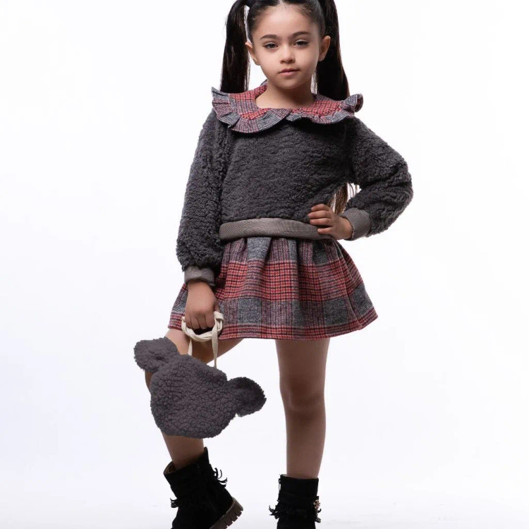 سارافون گرم تدی پشمی دخترانه