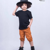 تیشرت و شلوارک پنبه کتان کیفیت عالی در 4رنگ و سایز45تا60