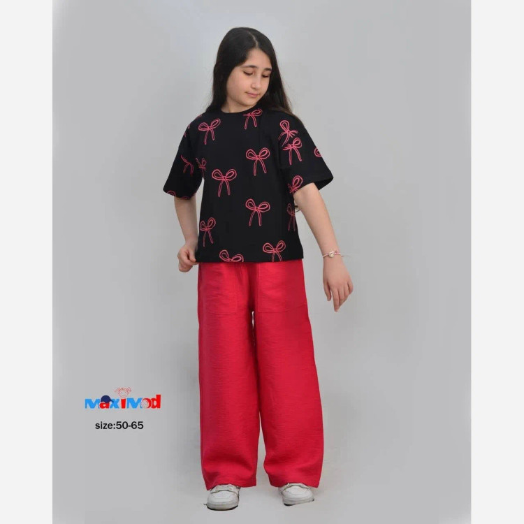 ست کراپ و شلوار شیک با رنگبندی متنوع