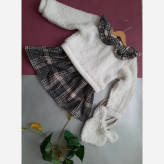 سارافون گرم تدی پشمی دخترانه