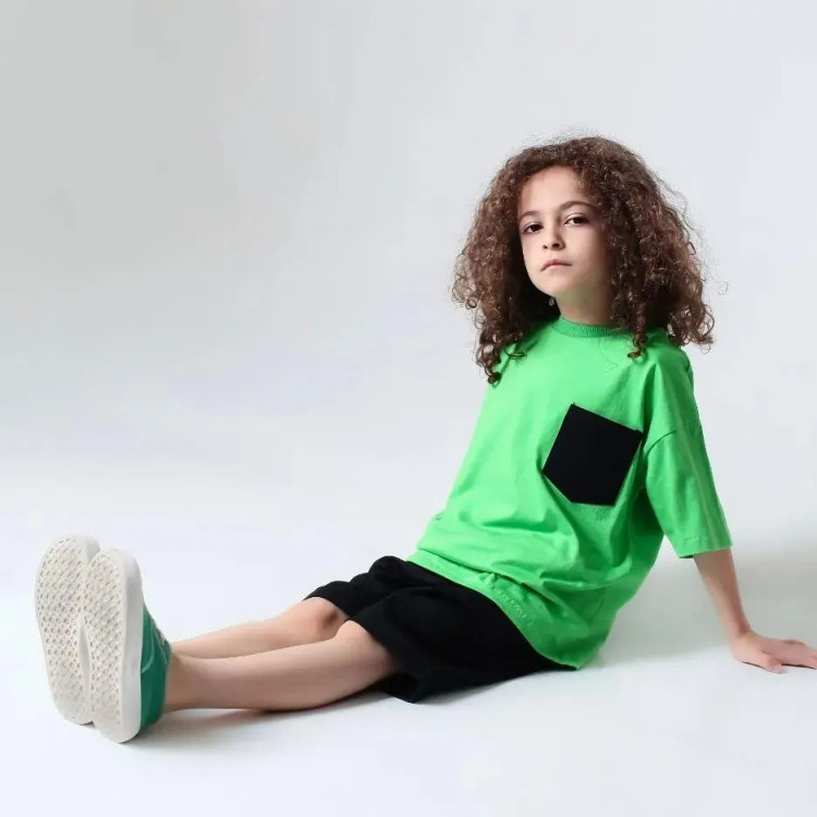 تیشرت و شلوارک پنبه لاکرا اسپرت در 6رنگ و سایز2تا8سال