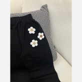 ست کراپ و شلوار مشکی سایز3تا9سال