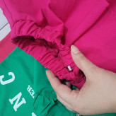 کراپ و دامن دخترانه پنبه در دو رنگ