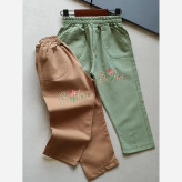 ست بلوز و شلوار کتان دخترانه