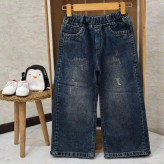 شلوارجین اسپرت بگ تک رنگ