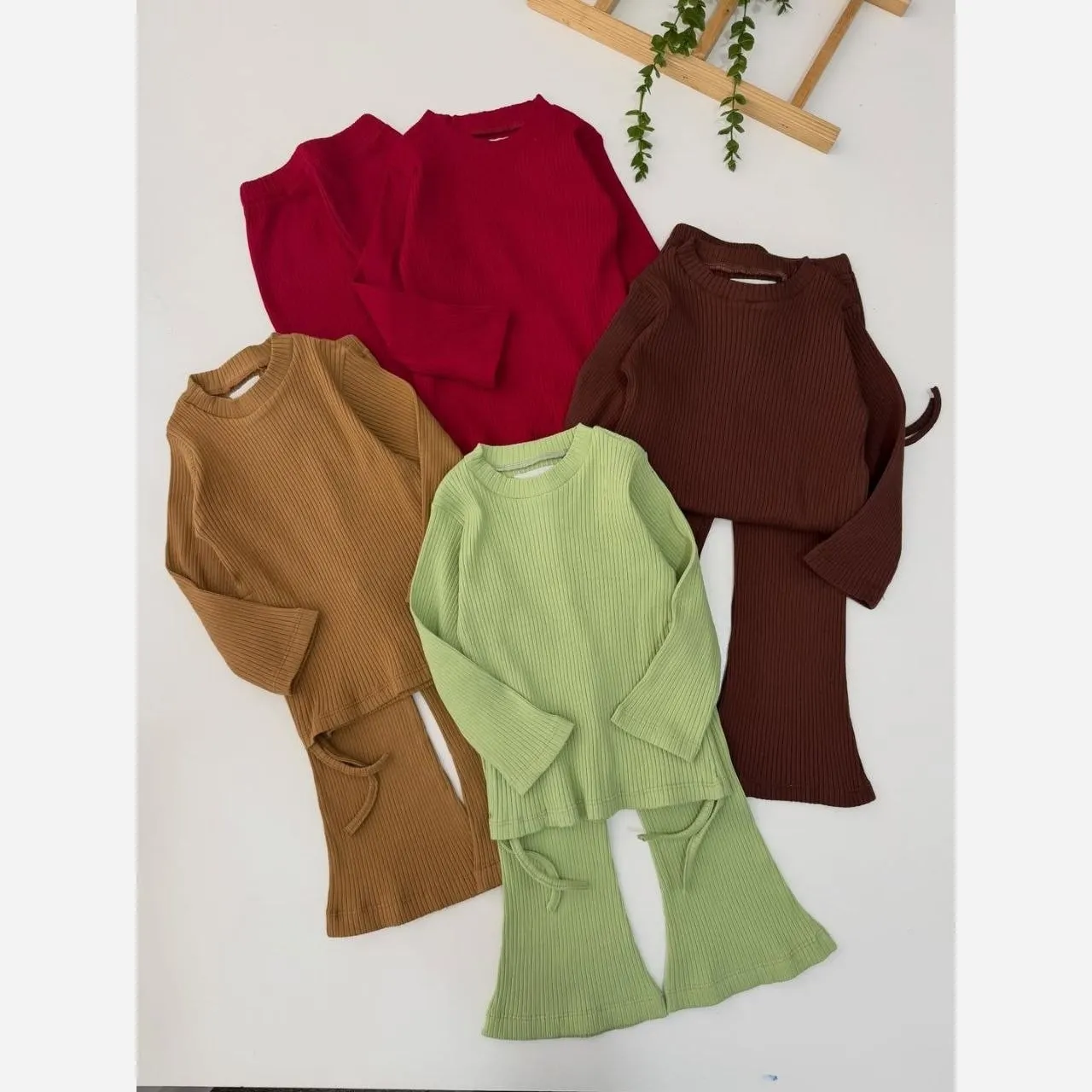 ست بلوز و شلوار بوتکات فانریپ پنبه