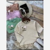 بلوز دورس دامنی توری در 4رنگ شیک