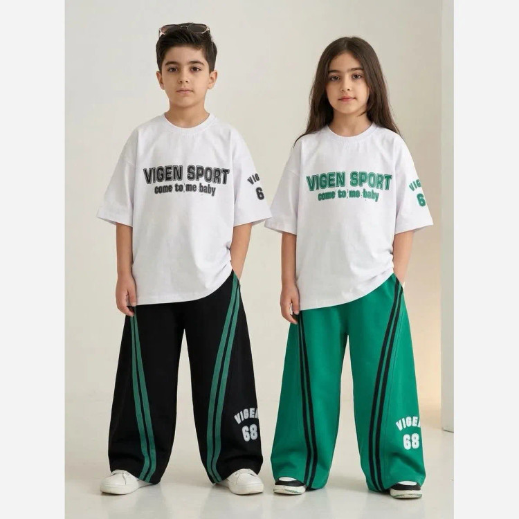 ست تیشرت و شلواره اسپرت خواهر برادری