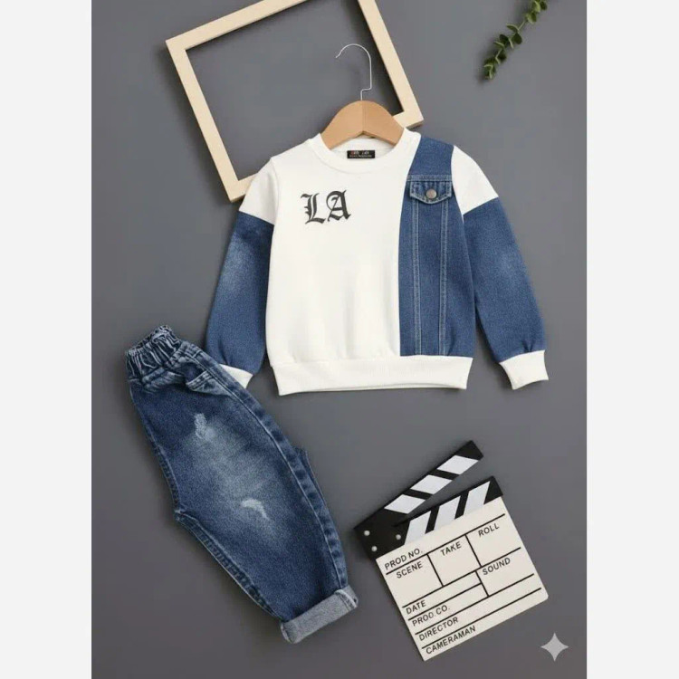 ست بلوز و شلوار جین