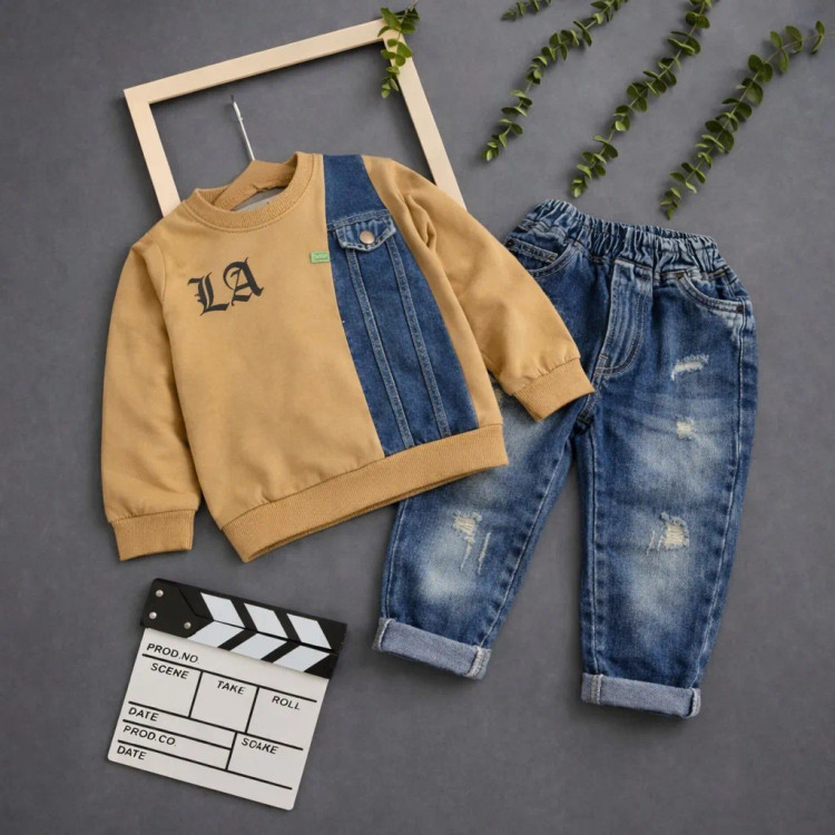 ست بلوز و شلوار جین