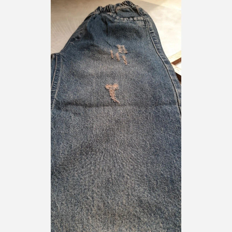 شلوارجین اسپرت بگ تک رنگ