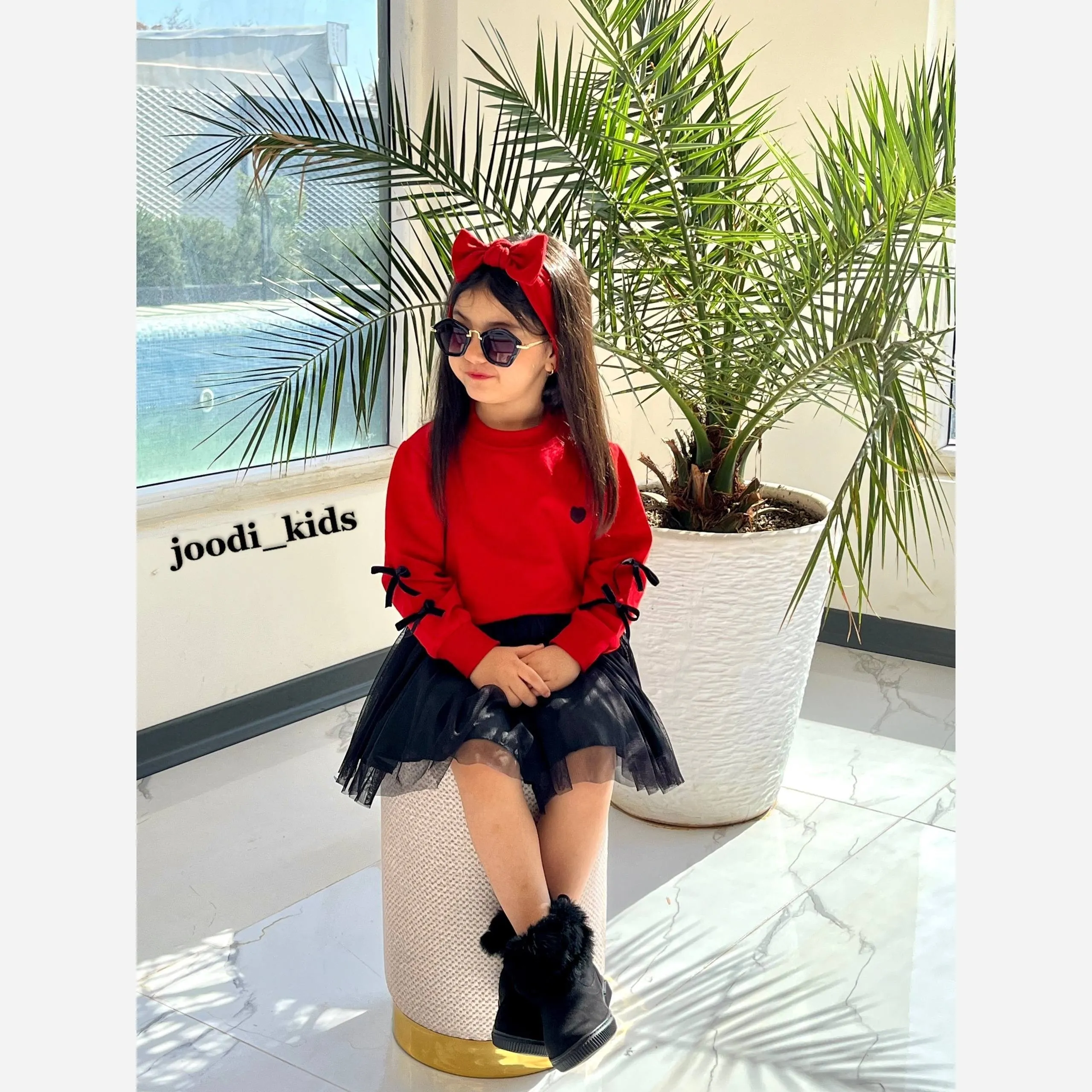 ست کراپ و دامن دخترانه مجلسی ویژه یلدا