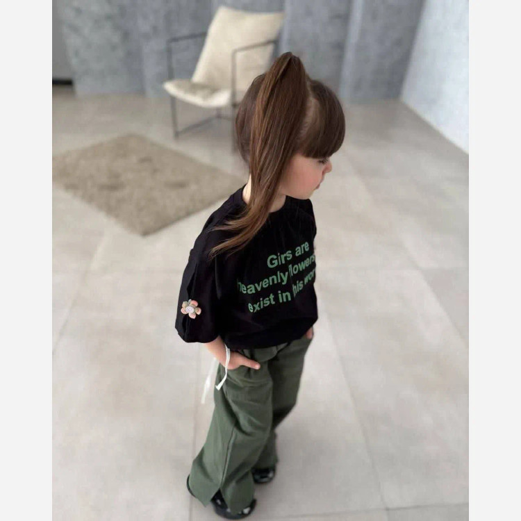 ست کراپ و شلوار دخترانه