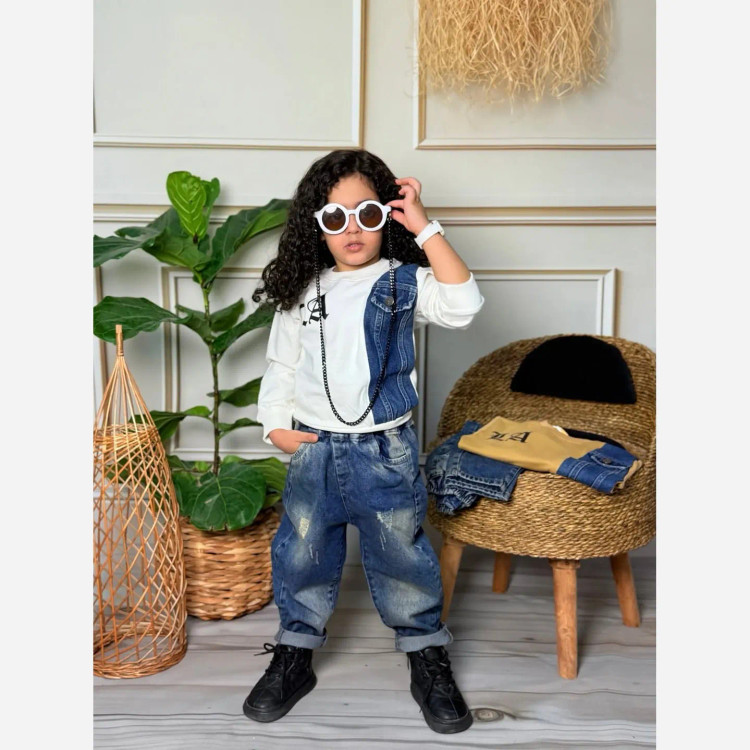 ست بلوز و شلوار جین