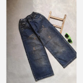 شلوارجین اسپرت بگ تک رنگ