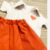 ست تیشرت و دامن دخترانه