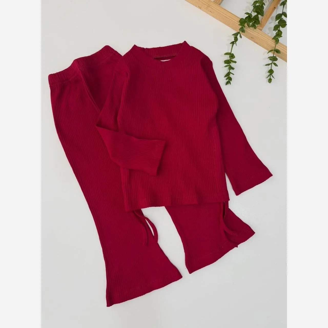 ست بلوز و شلوار بوتکات فانریپ پنبه