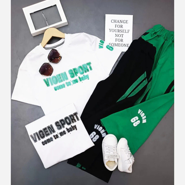 ست تیشرت و شلواره اسپرت خواهر برادری