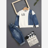 ست بلوز و شلوار جین