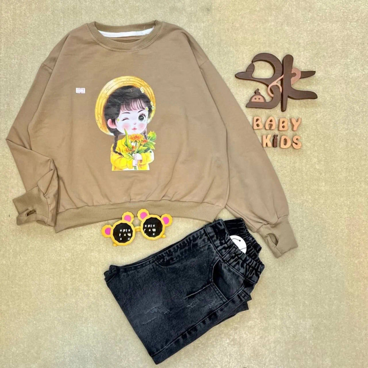 کراپ فینگردار پنبه دورس دخترانهدر 3 رنگ و 4 سایز