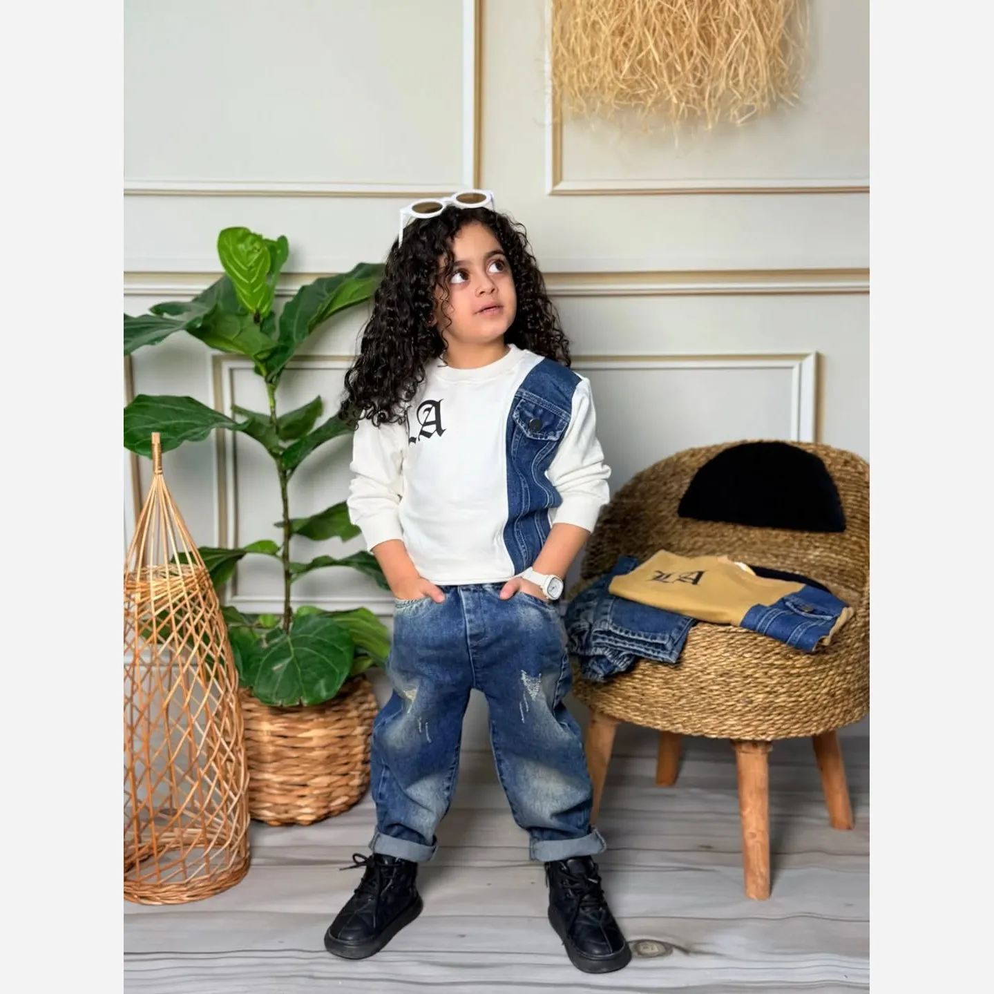 ست بلوز و شلوار جین